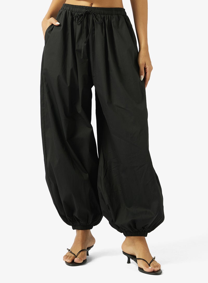 Ginger Pleated Wide Leg Balloon Pants - Image 1